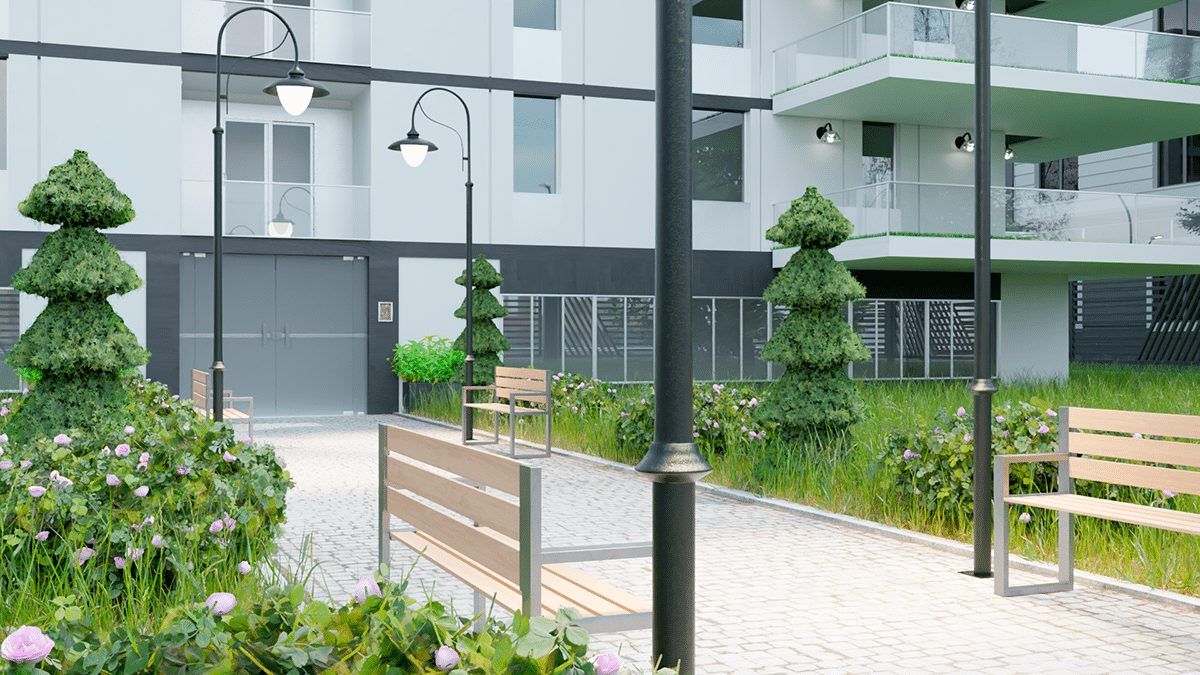 Render exterior fachada